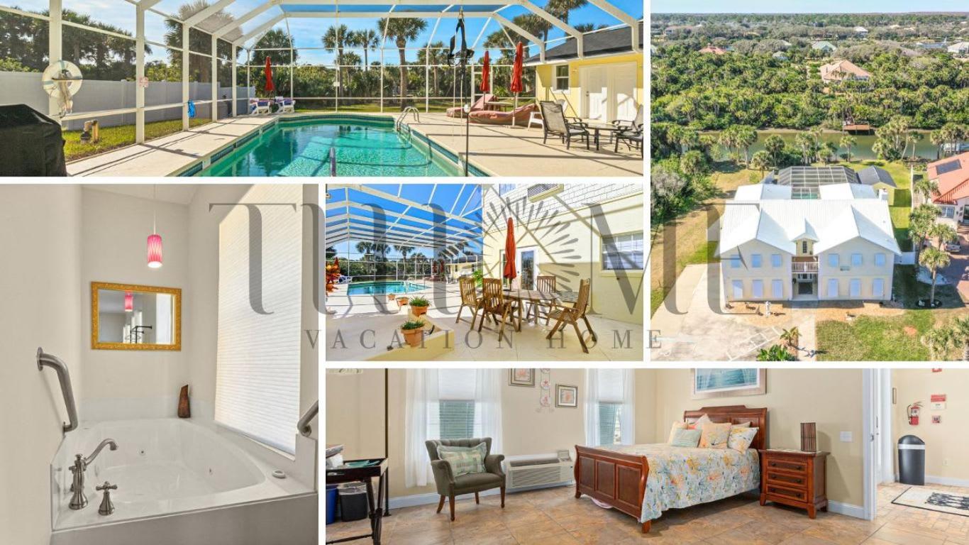 Flagler Beach Bed And Breakfast Pool Jaccuzzi Suite מראה חיצוני תמונה