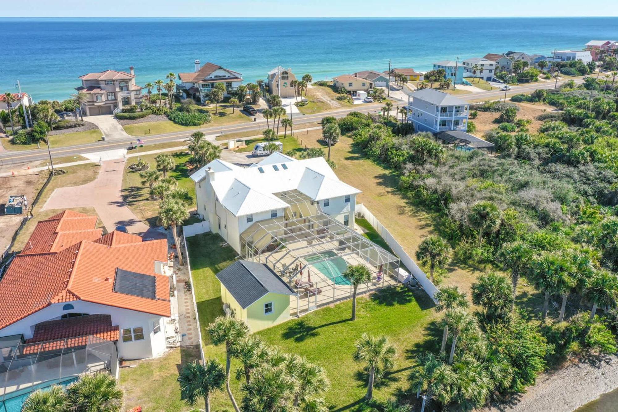 Flagler Beach Bed And Breakfast Pool Jaccuzzi Suite מראה חיצוני תמונה